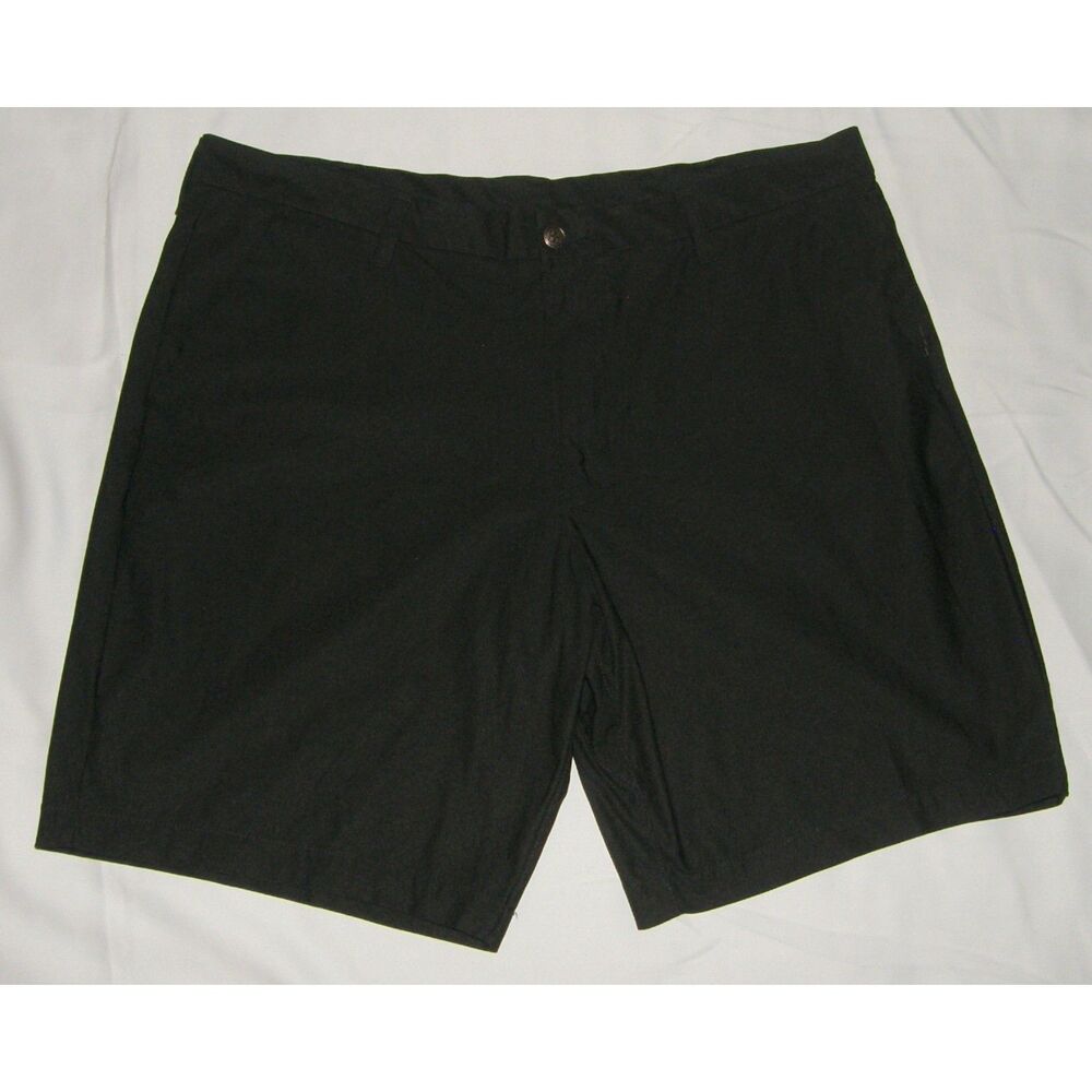 SWISS TECH Mens Sz 40 Black Casual Wear Performance Athletic Golf Shorts Pockets